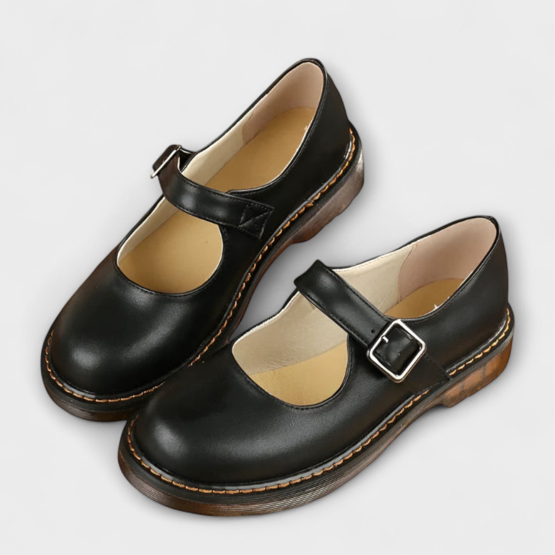 Scarpe Mary Jane classiche da donna – Ballerine con cinturino e fibbia 2