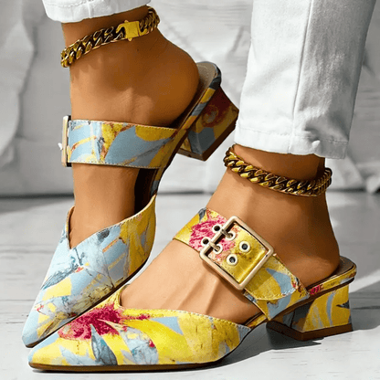 Scarpe con tacco da donna, design elegante e di tendenza, comode e raffinate, perfette per feste e occasioni speciali. 3