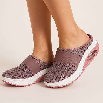 Scarpe da donna con tomaia in mesh traspirante e suola ammortizzata 1