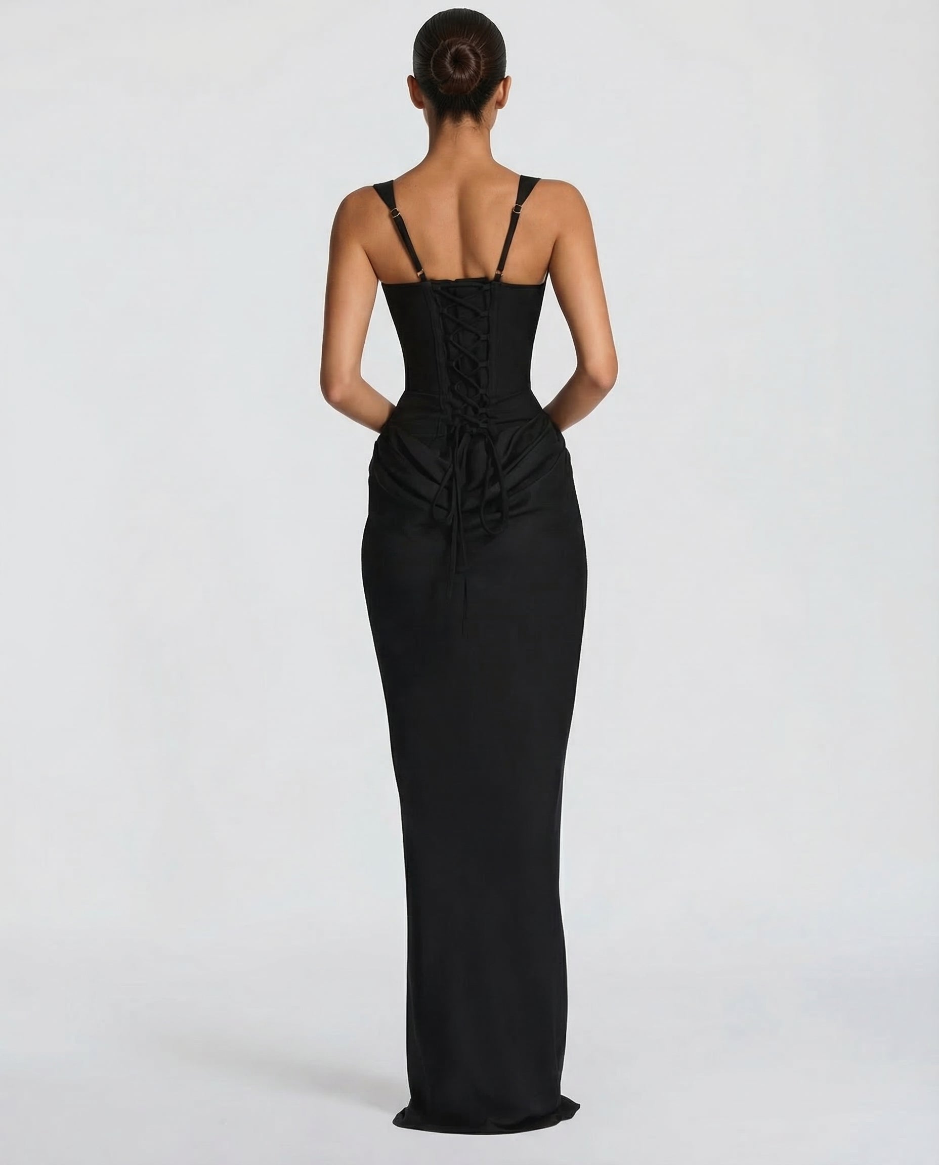 Sculpted Elegance | Abito Lungo Cerimonia Donna Elegante 1