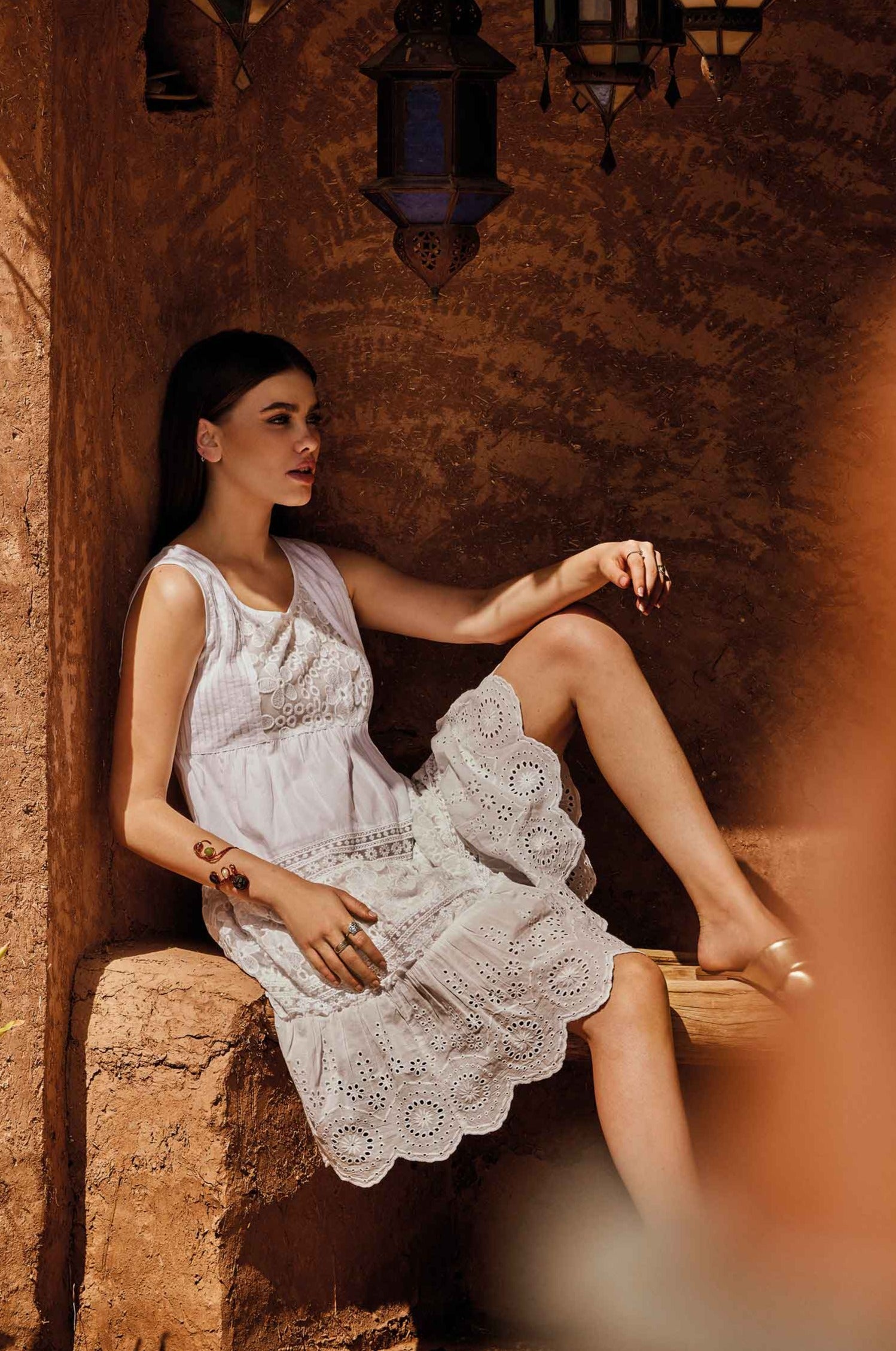 Soleil | Abito Elegante in Pizzo Sangallo per Cerimonia Donna 1