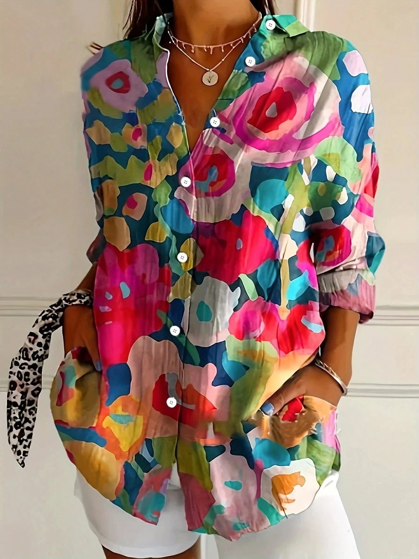 Terri™ | Camicetta colorata con stampa giocosa 4
