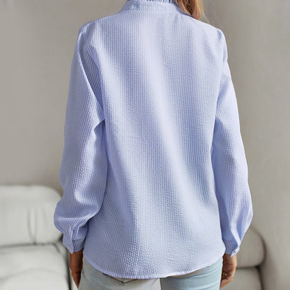 Valentina Elegante | Camicia Donna con Volant Leggera 4