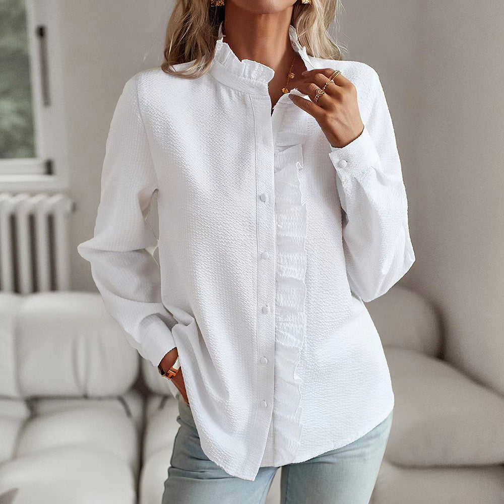 Valentina Elegante | Camicia Donna con Volant Leggera 5